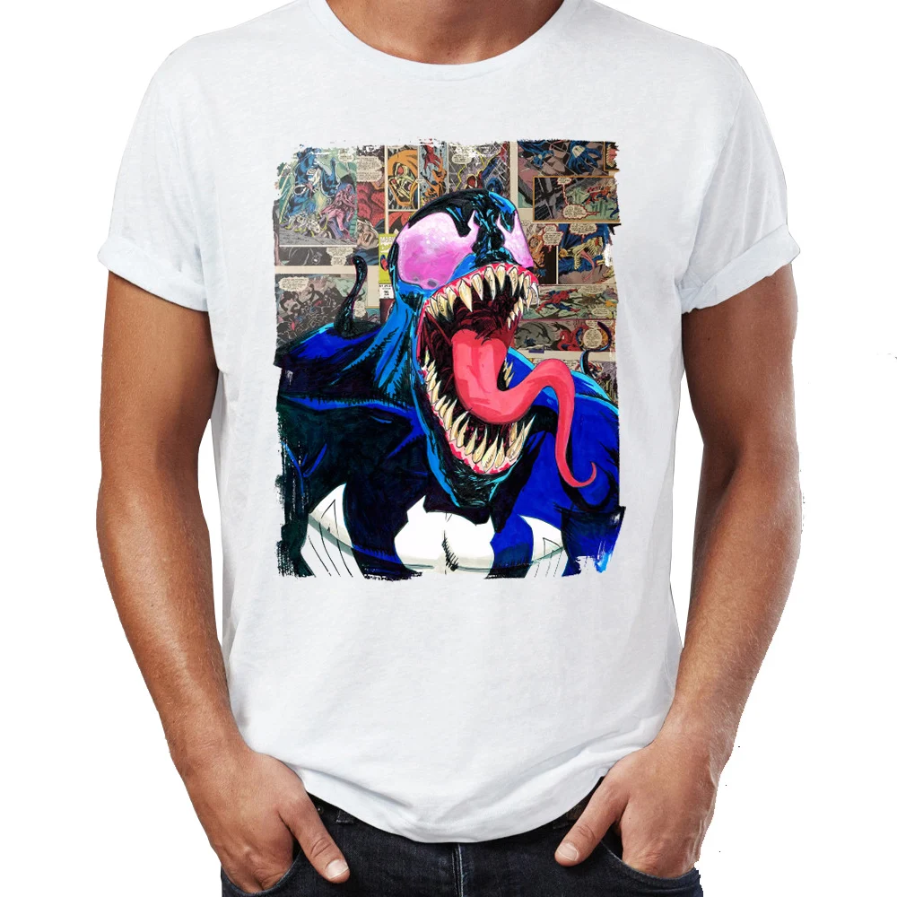 Мужская Футболка Venom Park Carnage Symbiote Badass Villain Anti hero Artsy Awesome художественная футболка