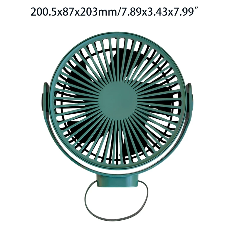 

2021 New USB Rechargeable 4000mAh Hanging Fan 4 Speed Ceiling Fan for Camping Tent Home