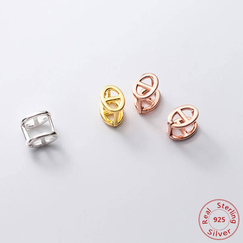 Реальные 925 пробы Серебряные ювелирные изделия с изображением милой свинки для