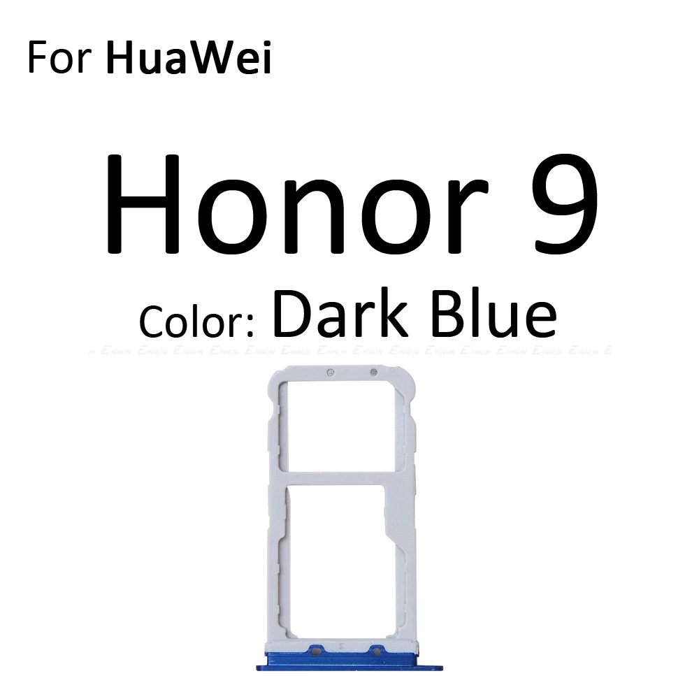 Сим-карты слот, разъем для лотка для устройства чтения sd-карт для Huawei Honor 9 Lite 9i Micro SD Держатель для карт с разъемом контейнер Запчасти для авто