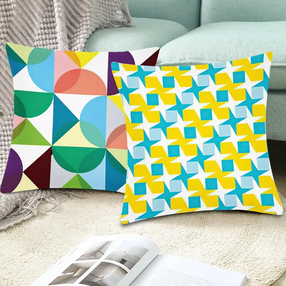 

Nordic Geometric Print Pillowcase Decorative Sofa Cushions Case Bed Pillow Cover Home Decor Cushion Covers Pillows Cases 45*45cm