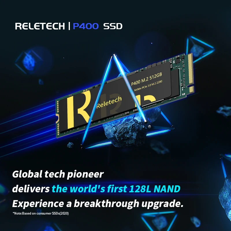Reletech SSD M2 NVMe 512 ГБ 256 ГБ 1 ТБ 2 ТБ PCIe твердотельный накопитель с кэшем DRAM 2280 SSD внутренний жесткий диск для настольных компьютеров и ноутбуков.
