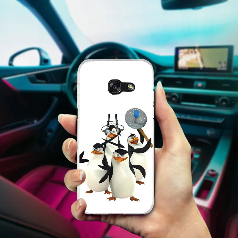 Soft TPU Silicone Mobile Phone Cases for Samsung Galaxy A3 A5 A7 J1 J2 J3 J5 J7 2016 2017 Coque Shell Hot Penguins Of Madagascar | Мобильные