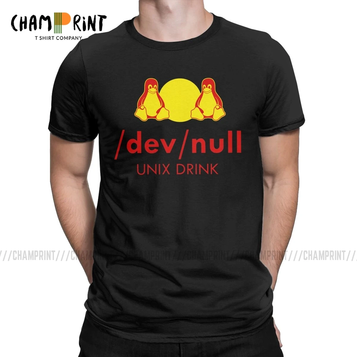 Dev Null T-Shirts Men Arch Linux Tux Programmer Computer Developer Geek Nerd Casual Tee Shirt Round Neck T Gift Idea Tops | Мужская