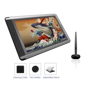 Графический планшет HUION Kamvas 16 со стилусом, 15,6 дюйма, 8192 уровня нажатия