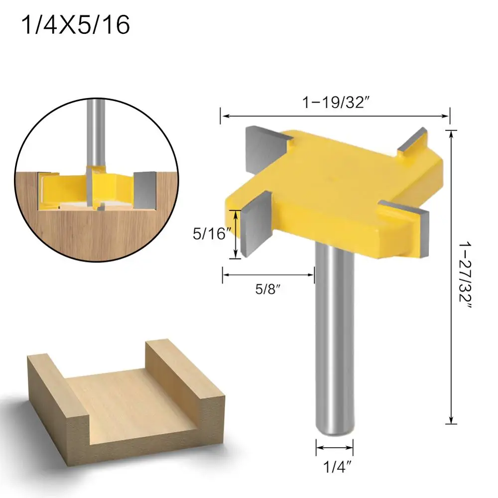 

Фреза Т-образная RCT 6 мм для дерева