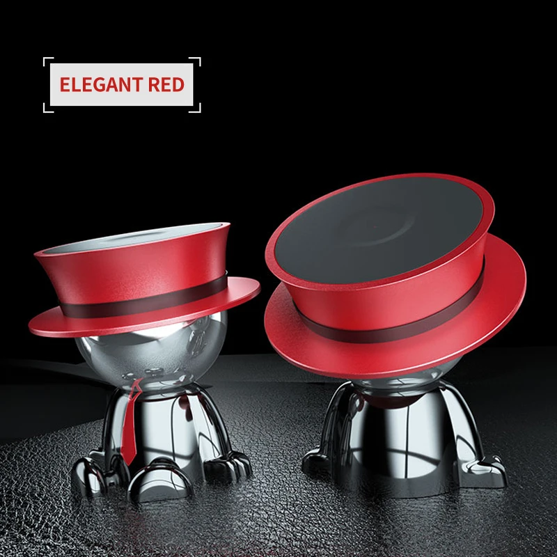 Elegant Red Магнитный автомобильный держатель для приборной панели, подставка для сотового телефона, вращение на 360 градусов, универсальный держатель для iPhone 8 9 samsung S8 - Цвет: Elegant Red