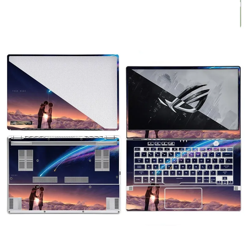 Dazzle Виниловая наклейка для ноутбука ASUS ROG Zephyrus G14 GA401 14 дюймов G15 2021 GA503QR выпуск 15 6