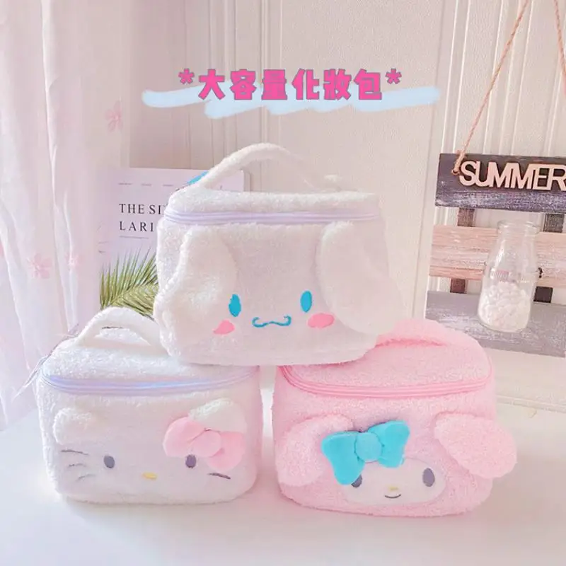 

Новая зимняя изоляция плюшевая искусственная кожа милая Sanrio My Melody Kittys путешествия мультфильм девушки аниме мягкая плюшевая сумка подарок