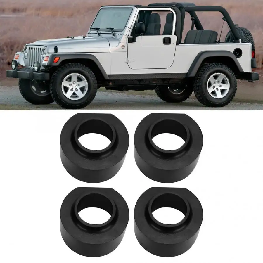 4 шт. 2 дюйма спереди и сзади Выравнивания Лифт комплект подходит для Jeep Wrangler/Grand Cherokee Автомобиль Лифт-комплекты задней подъемной набор автомобильные аксессуары