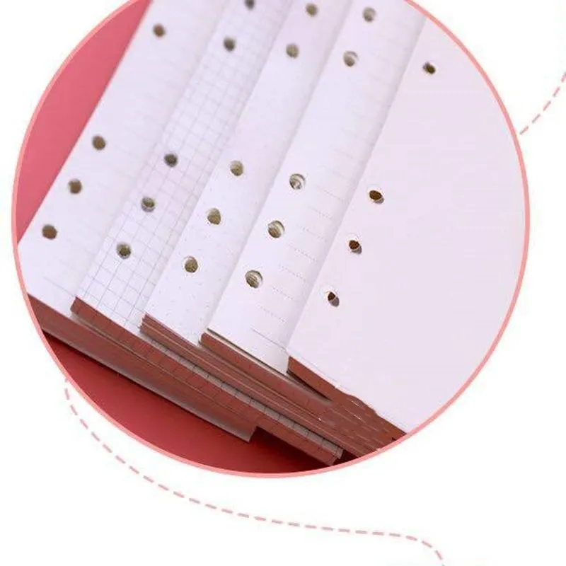 Блокнот А5/А6 со сменными листами сменные внутренние страницы для спиральной