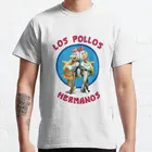 Новые модные оригинальные креативные футболки Los Pollos Hermanos, топы для мужчин и женщин, универсальные удобные парные футболки с коротким рукавом