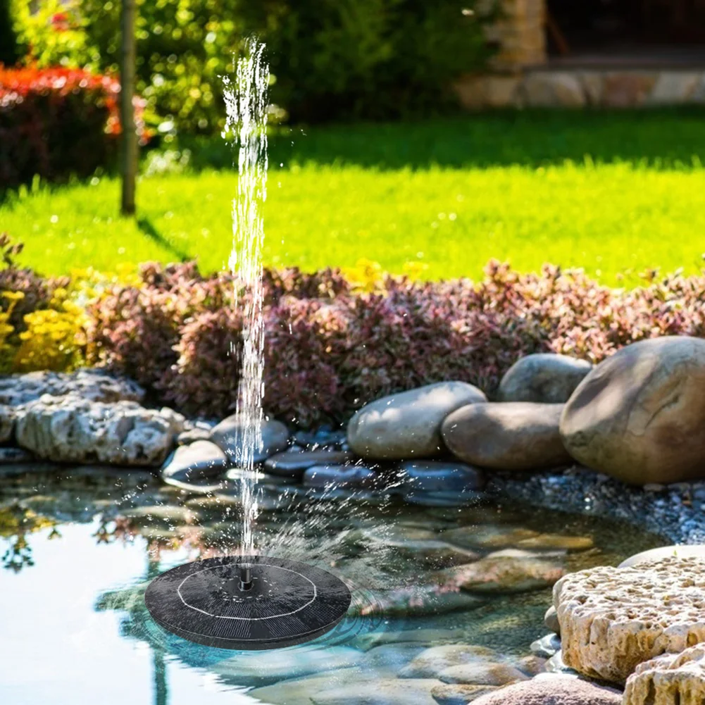 

LED Solar Fountain Pool Floating Water Fountain Pump with Breathing Light For Home Garden Swimming Pool Decoration