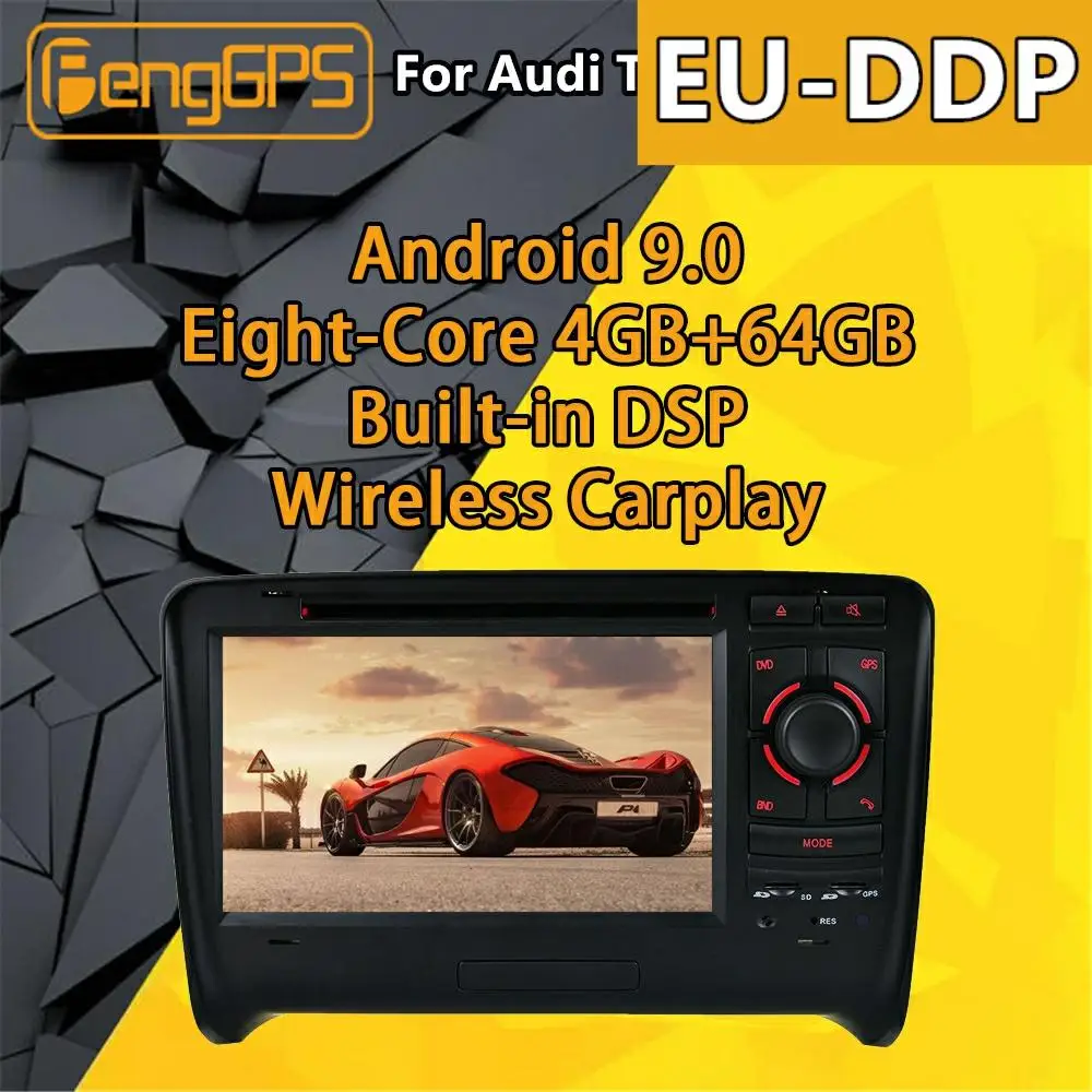 

For Audi TT TTS Android Radio 2006 2007 - 2013 Car Multimedia Player GPS Navigation Audio Stereo Screen DVD Head unit Recorder