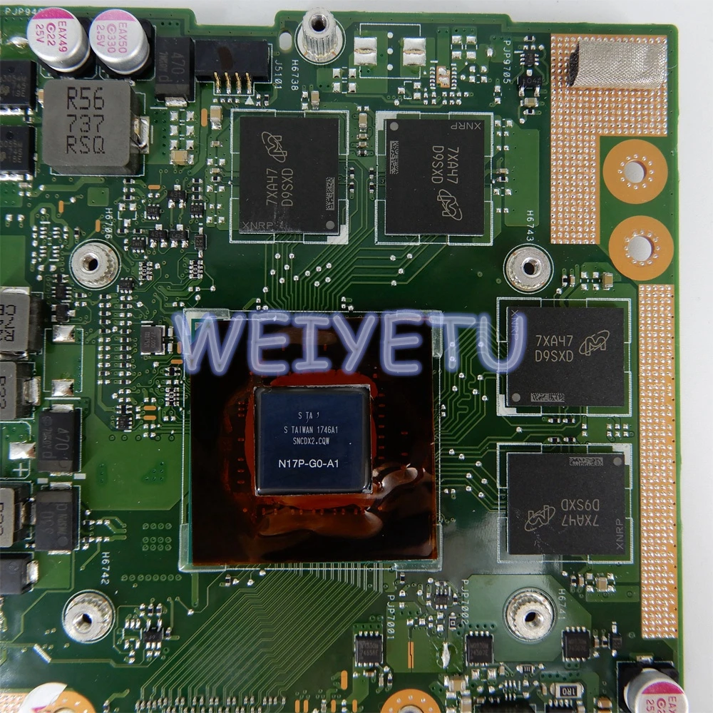 X580VD i7-7700 процессор GTX1050 материнская плата для ASUS X580 X580V Материнская ноутбука REV 2 0