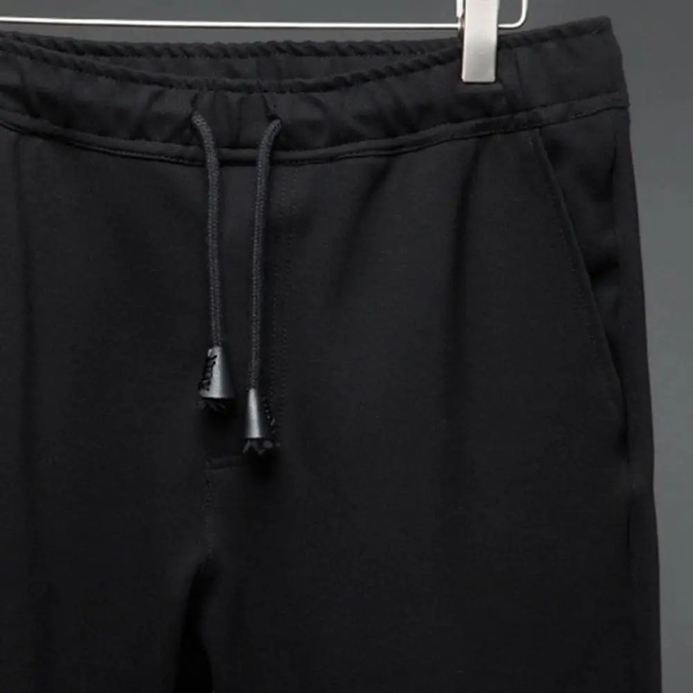 

Loose Casual Men Sweatpants Solid Color Drawstring Sports pants Hip Hop Style Mens Sweatpants Street Wear Men Pants