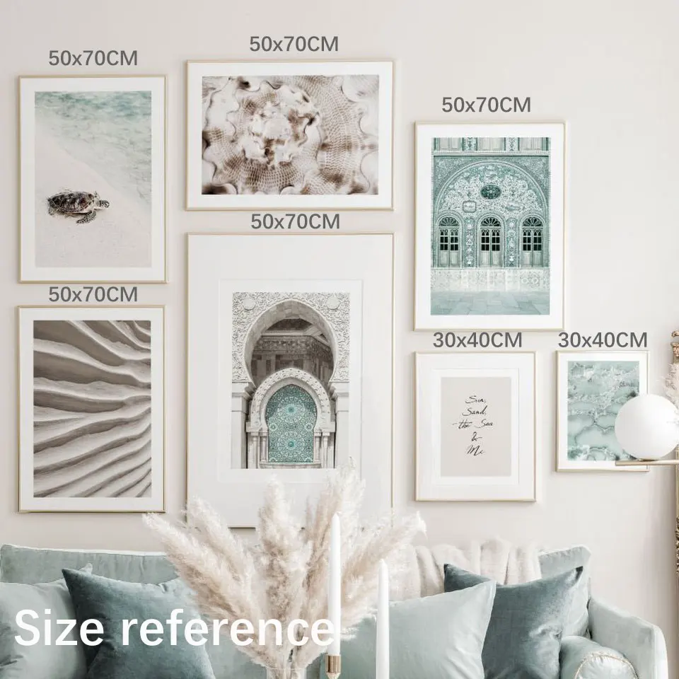 Плакат в скандинавском стиле пейзаж Картина на холсте нордическая настенная