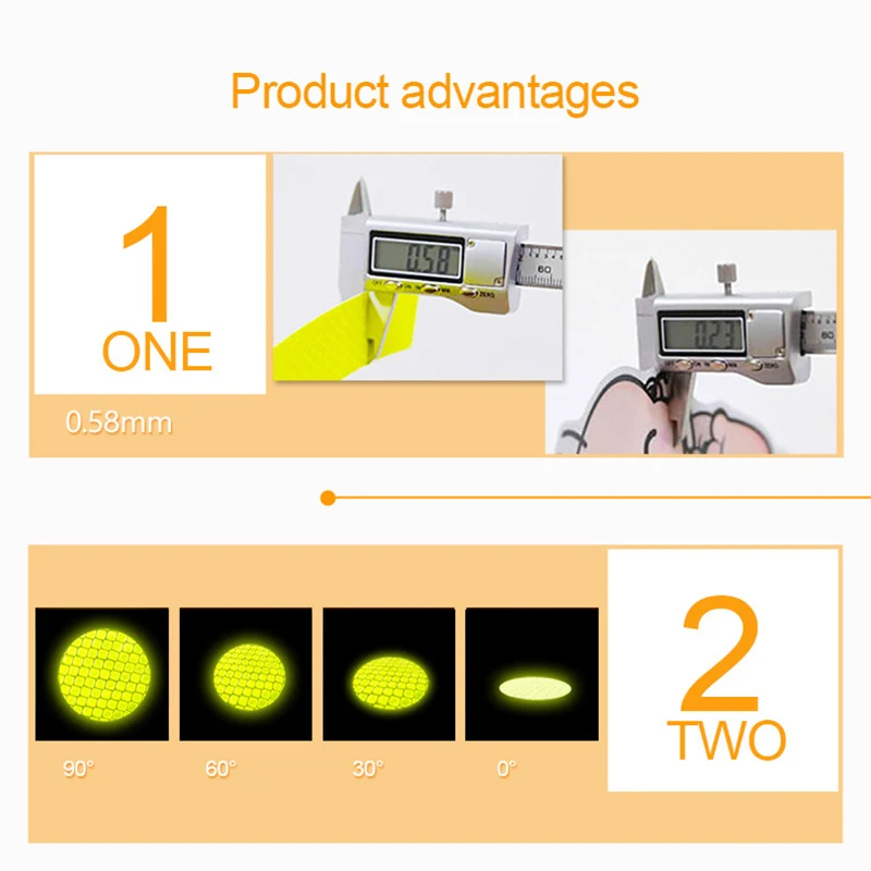 Светоотражающая наклейка для велосипеда мотоцикла скутера ночной