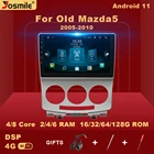Автомагнитола 2 din, Android 11, 4 Гб + 64 ГБ, для Mazda 5 2005-2010, мультимедийный плеер, навигация, GPS, видео, голосовое управление, Carplay, Wi-Fi