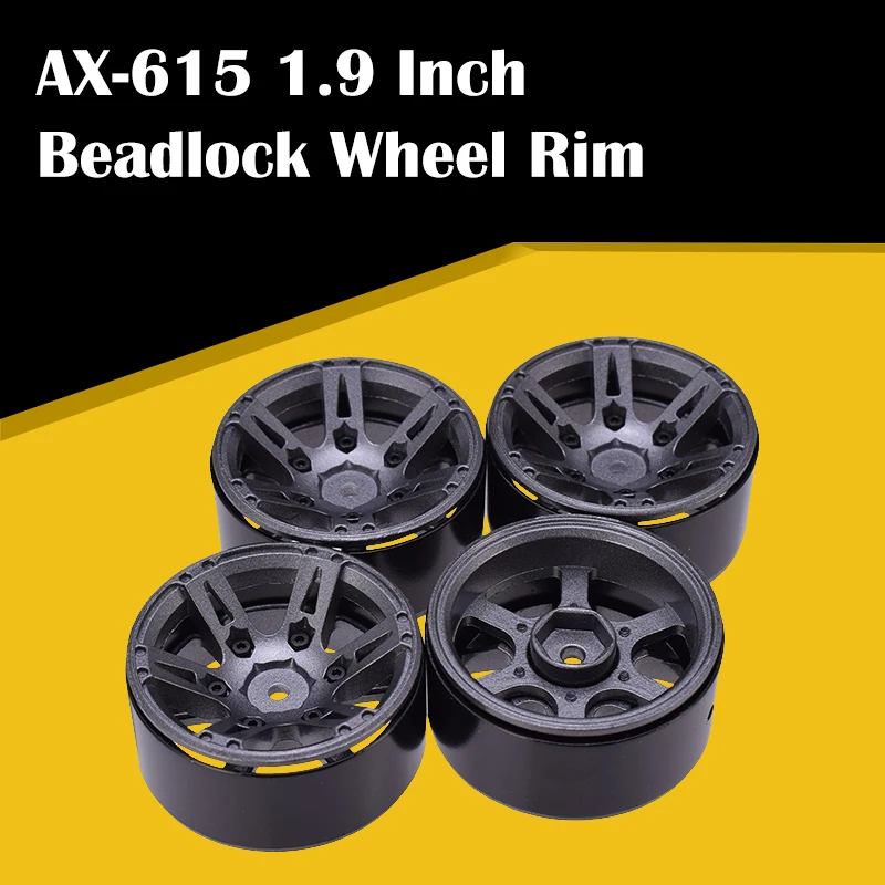 AUSTARHOBBY AX 615 4 шт 1 9 дюймов металлический обод колеса Beadlock для 1/10 RC Рок Гусеничный