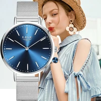lige new women watches top brand luxury casual fashion watch ladies wristwatch waterproof clock slim quartz ladies watchbox