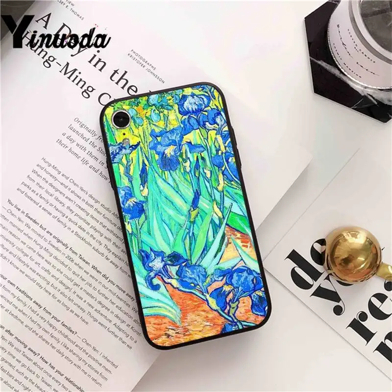 

Yinuoda Artistic Van Gogh Starry Night Phone Case cover For iPhone X 8 7 6 6S Plus XS MAX 5 5S SE XR 11 12 Pro Promax coque