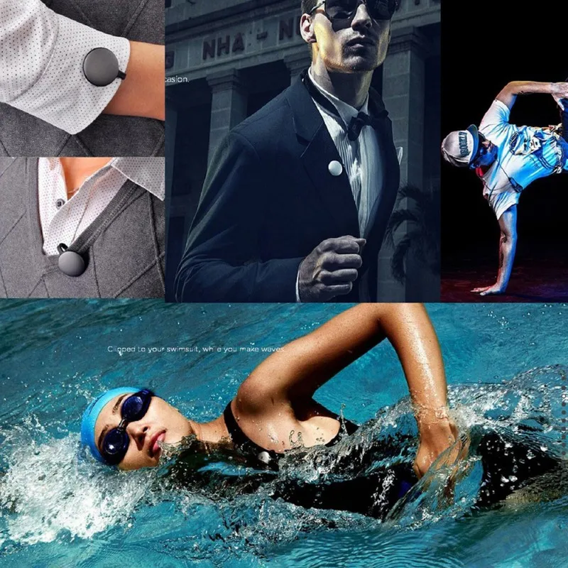 Мини Портативный магнитный зажим для монитора спортивной активности