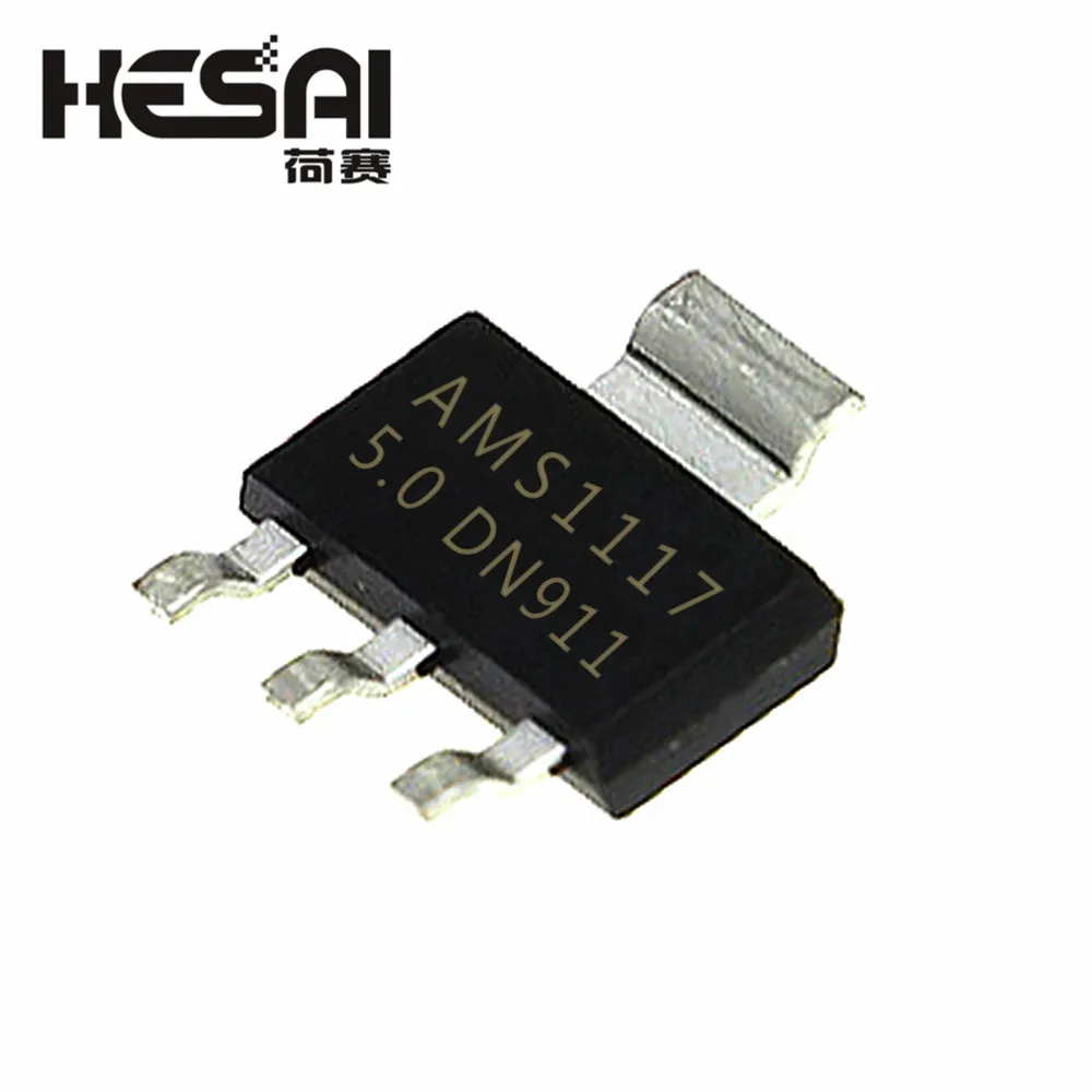 transistor AMS1117-5.0 AMS1117 SOT-223 5V 1A voltage régulateur  .C74.3 