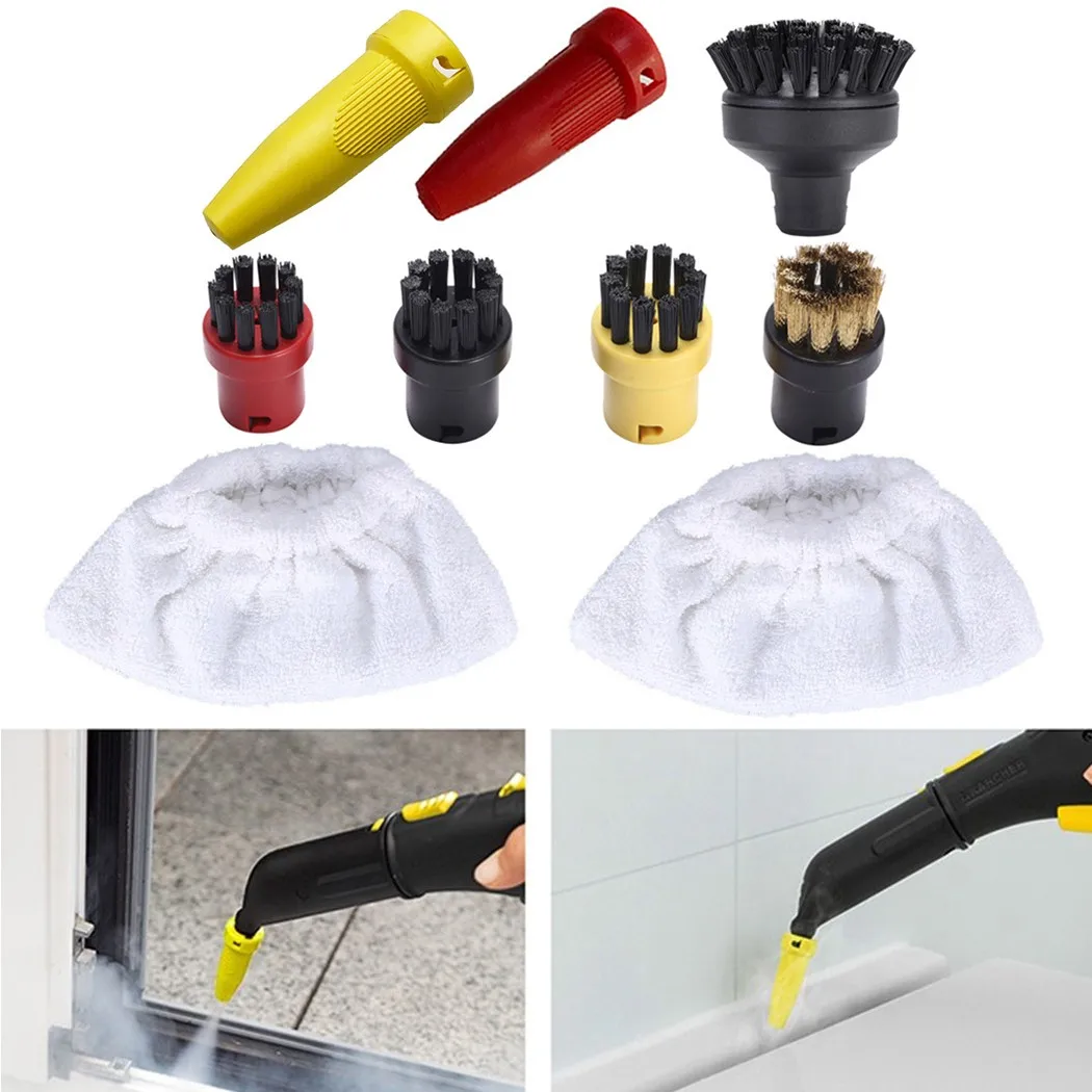 

Round Brush Kit FOR Karcher Pressure Nozzle Set Nozzle 5.762-023.0 Sweeper Robot Cleaning Accessories Vacuum Nozzle For Home