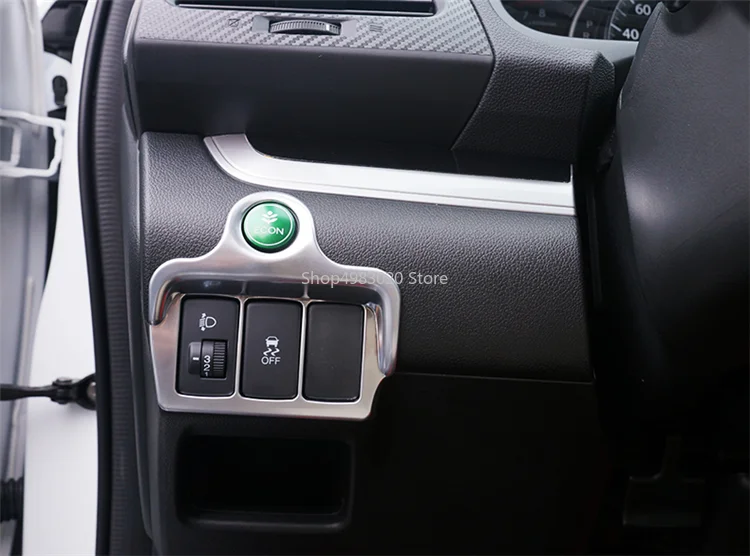 Для Honda CRV CR-V 2012 2013 2014 2015 2016 хромированная матовая крышка переключателя лампы для