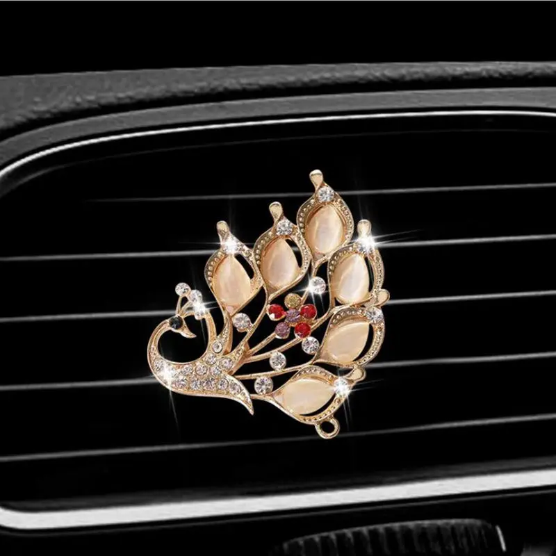 

Модный и красочный автомобильный освежитель воздуха с павлином, украшение интерьера, духи, автомобильный освежитель воздуха для стайлинга ...