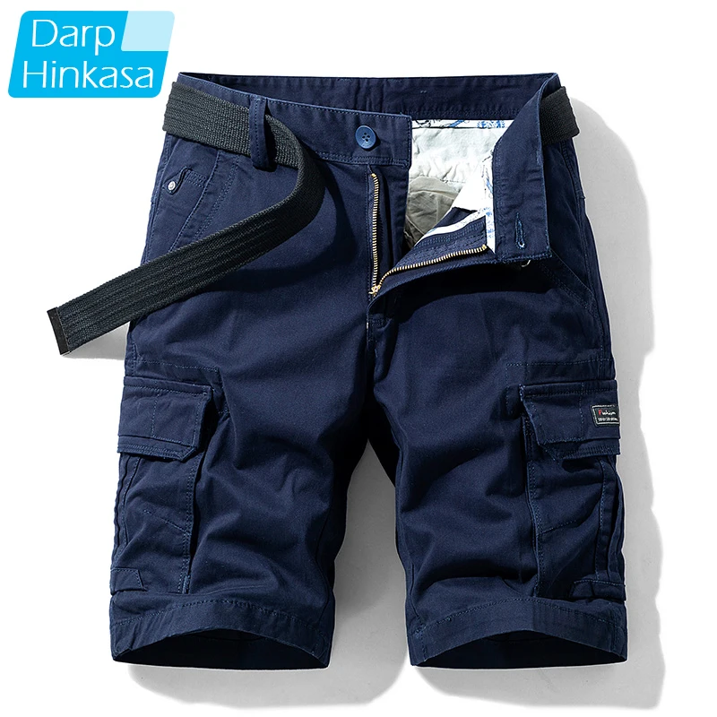 

Высококачественные летние новые повседневные модные шорты, мужские повседневные свободные брюки с пятиконечной точкой, мужские шорты, одн...