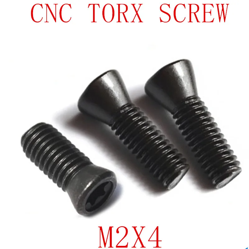 50 шт. M2 * 4 класса 12 9 вставной винт Torx Заменяет твердосплавные вставки ЧПУ