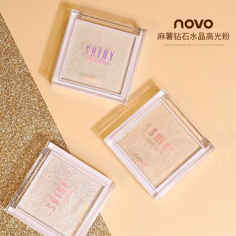 Новый Хайлайтер для макияжа Палитра лица бронзер пудра яркий Шиммер Косметика