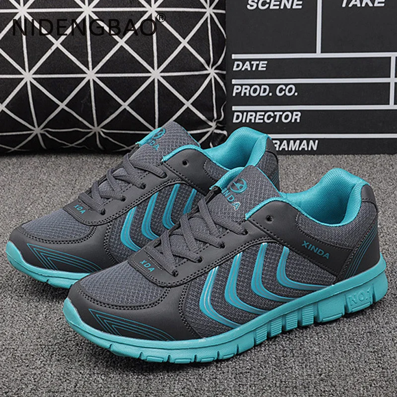 Женская уличная спортивная обувь Сетчатые кроссовки на шнуровке Дышащая для