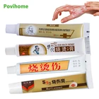 4 типа лечение ожогов мазь обезболивающий крем сжигание боли лечение ран Антибактериальный антиинфекционный медицинский пластырь