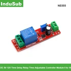 Осциллятор для автомобиля, DC 12 В, рабочая защита, модуль NE555, переключатель таймера, Регулируемый Модуль контроллера от 0 до 10 секунд, от 0 до 10 с