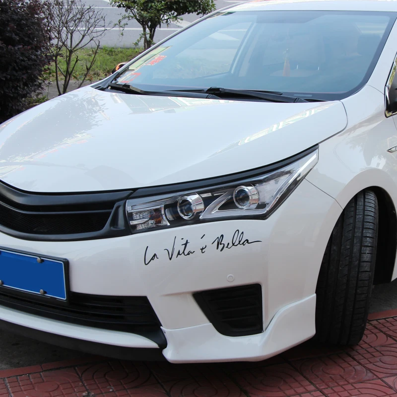 Наклейки на автомобиль наклейка 8 8*41 см Жизнь красивая для кузов Машины окно