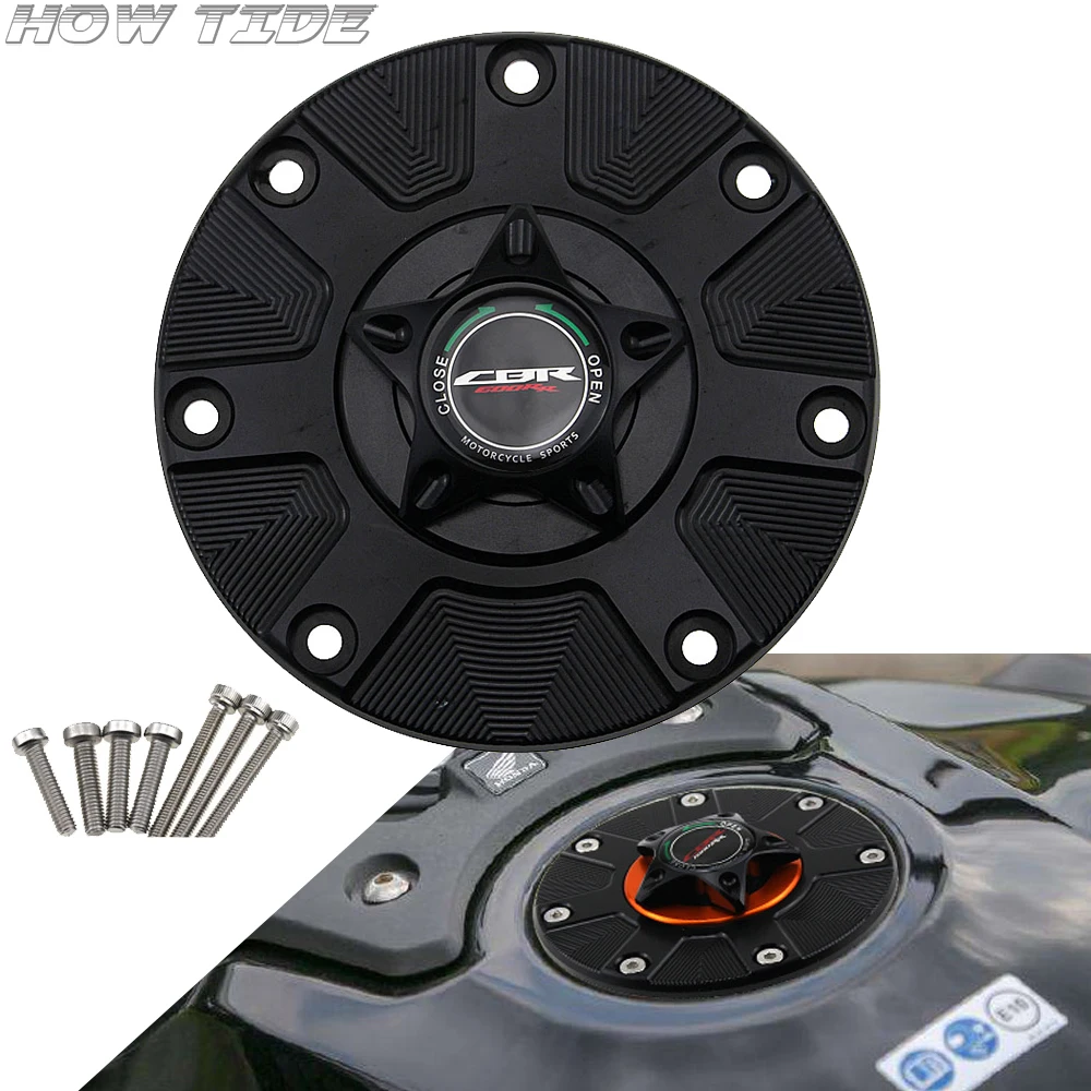 

Gas Fuel Tank Cap for HONDA CBR 600RR CBR600RR CBR 600 RR CBR600 RR 2003-2016 Motorcycle Quick Release Cover
