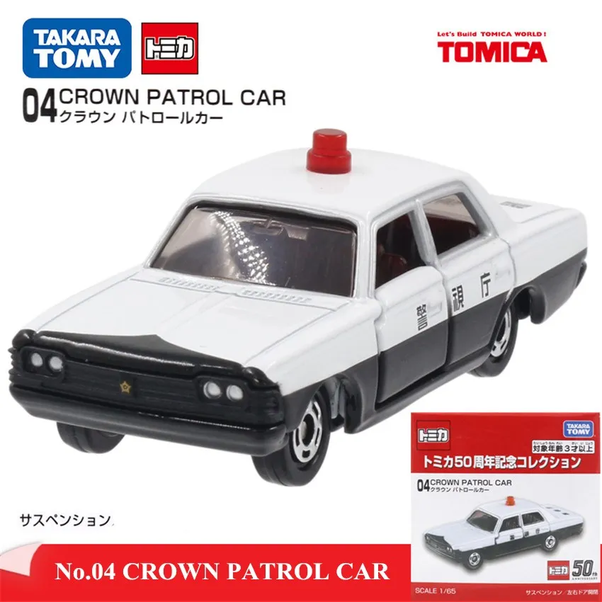 

Original Tomy Mini 50th Anniversary 1:65 Patrol Police Coupe 05 Alloy Cars Diecast Metal Collection Model Toy For Baby 141242