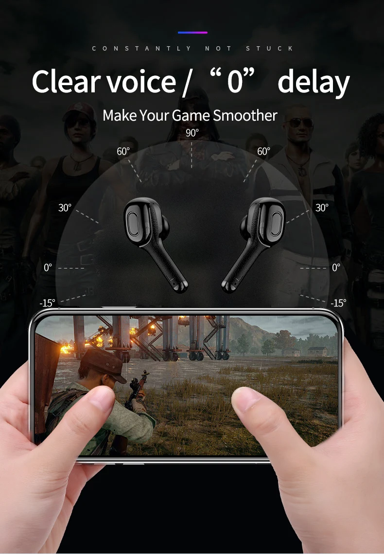 GOOJODOQ 5,0 беспроводные наушники водонепроницаемые TWS HiFi 6D стерео Bluetooth наушники с двойным микрофоном 3-го поколения Auriculares