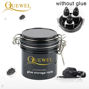 Контейнер для хранения клея для наращивания ресниц, индивидуальная подставка для клея, контейнер для глазных ресниц, герметичный контейнер для хранения, контейнер Quewel