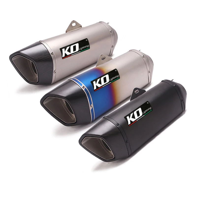 

Universal 38-51mm Motorcycle Exhaust Muffler Pipe 410mm Rear Escape Removable DB Killer Silencers Dirt Bike Scooter Exhaust Tips