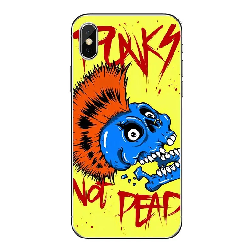 Для iPod Touch iPhone 4 4S 5 5S 5C SE 6 6S 7 8 X XR XS Plus MAX прозрачный мягкий чехол Чехлы Панки не