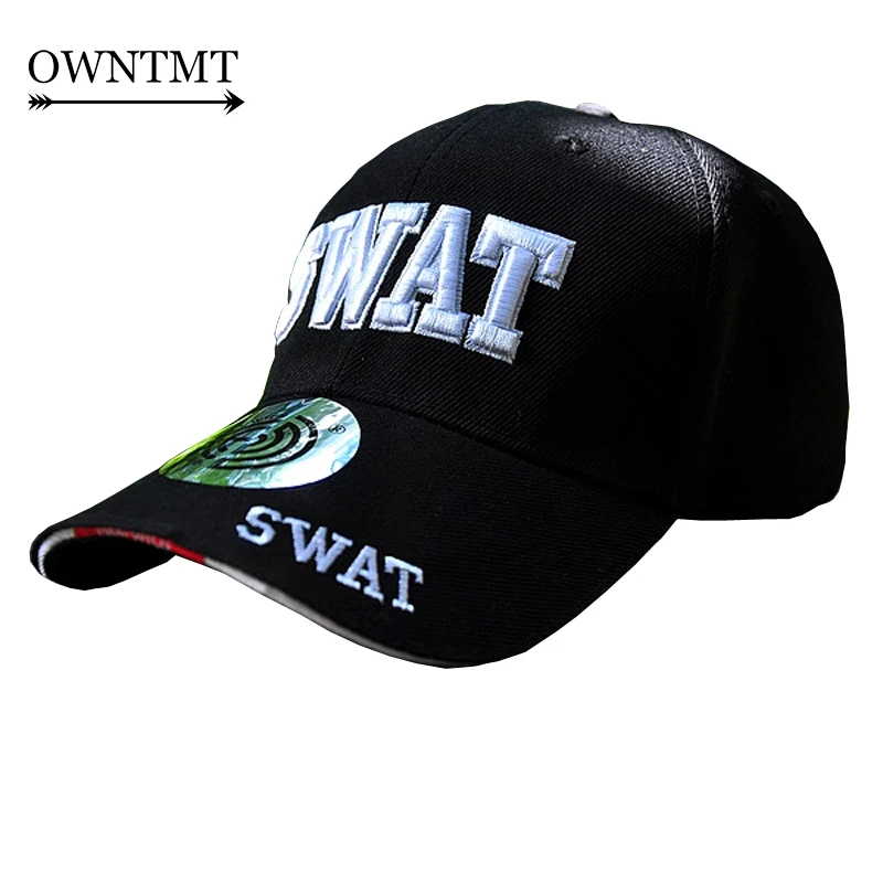 2020 SWAT Black Baseball Caps Travel Hiking Mens Fashion Hat US Marines Mountaineer Sport Sun Outdoor Letters Cap | Аксессуары для