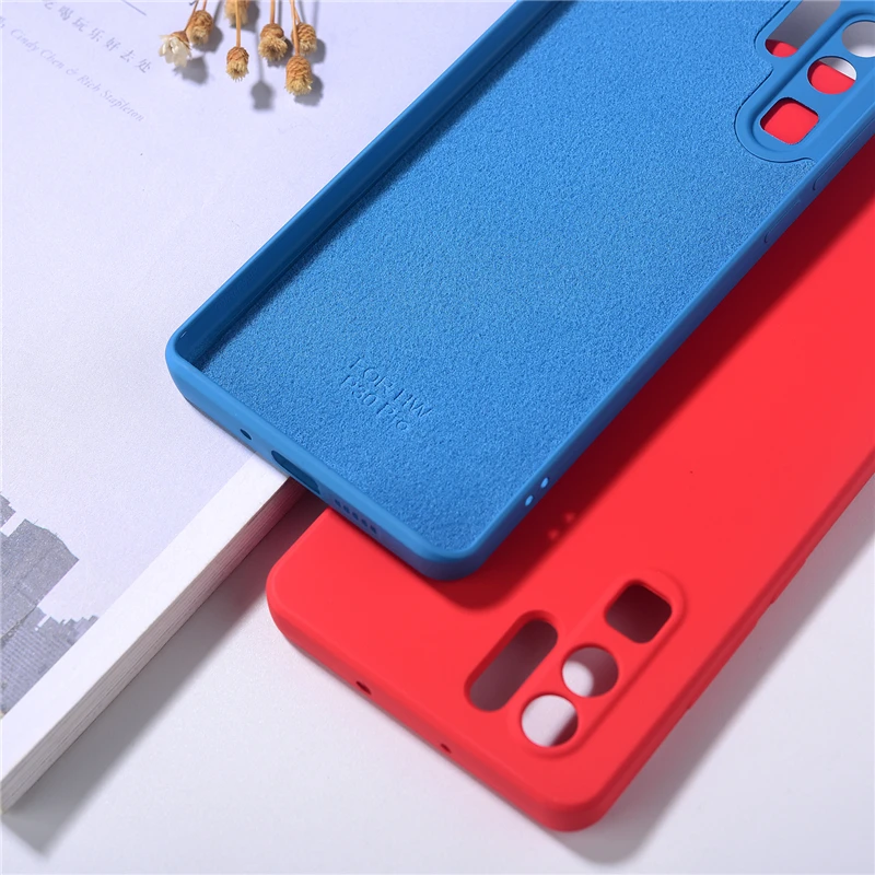 Чехол для HUAWEI P50 P40 P30 Pro официальный Мягкий силиконовый чехол P 40 защитный бампер с