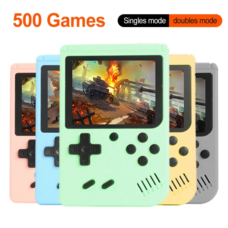 

500 In 1 Retro Video Game Console 3.0 Inch Handheld Game Console 8 Bit Mini Portable Pocket Handheld Game Player for Kids Gift