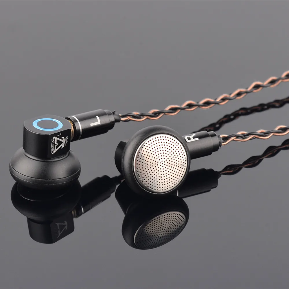 TONEKING TO400s 400Ohm Высокая чувствительность графеновая диафрагма плоский Hifi музыкальный монитор DJ Studio стерео металлические наушники TO600 \ TO150