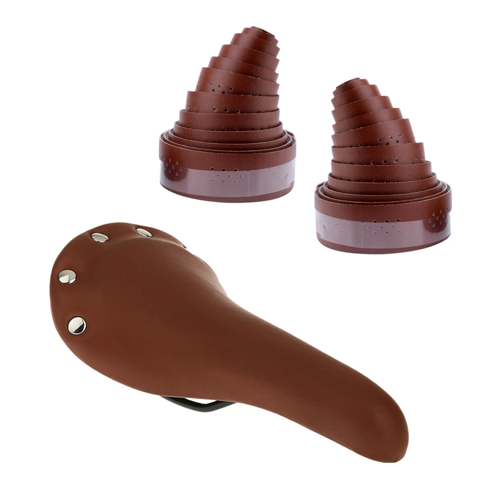 2 рулона руля на руль велосипеда лента из искусственной кожи EVA ремень + подушка