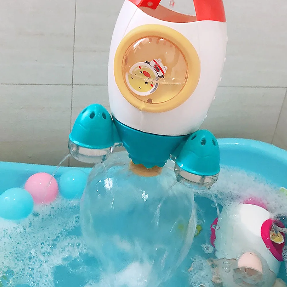Kids Bath Toy Tub Water Fun Beach Rotating Rocket Baby for Toddlers Children's Toys Hot J74 | Игрушки и хобби